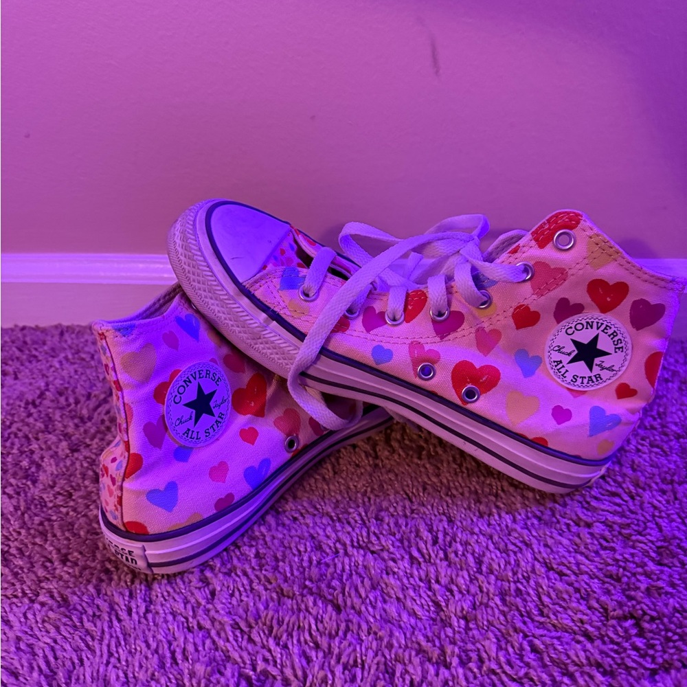 Converse Multicolor Heart High-Tops